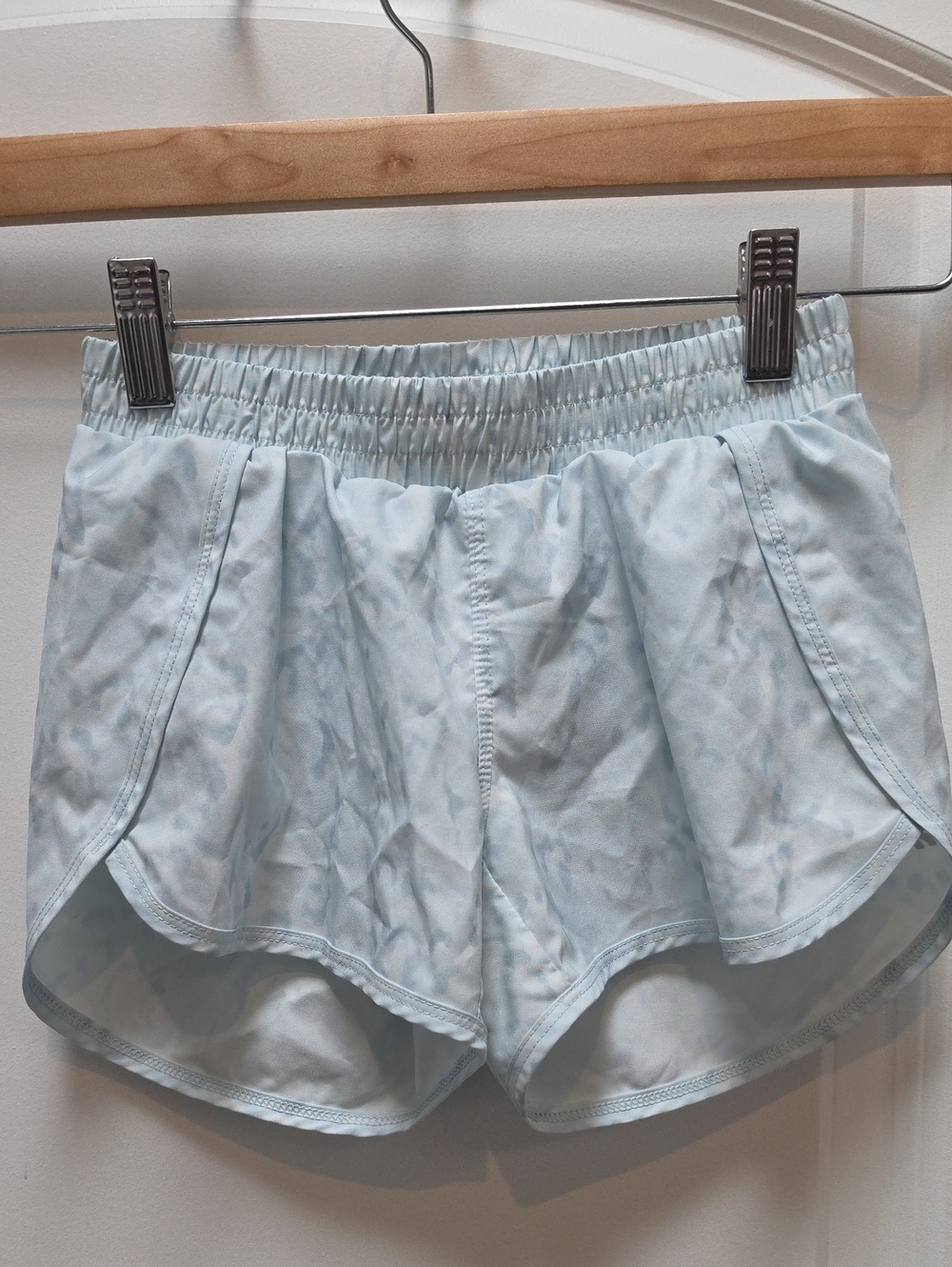 Motion Abstract Athletic Shorts in Blue Size Small